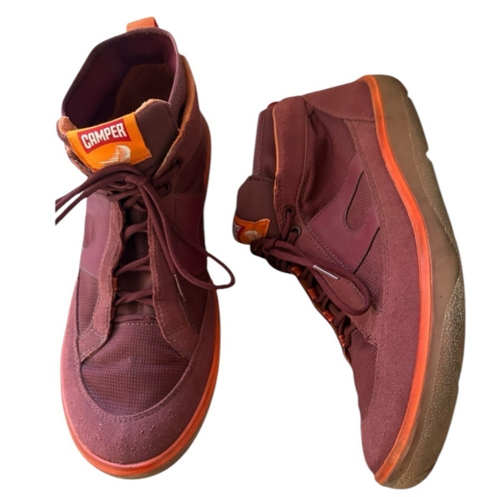 CAMPER X MUSTOV PEU LIGHTWEIGHT HIGH-TOP SNEAKERS SIZE 45